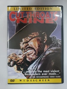 Cut Throats Nine, Rare Western (Region Free DVD) In Excellent Con Free P&P - Imagen 1 de 2