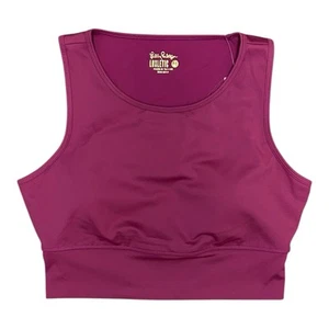 Lilly Pulitzer Bentlee Bra Top UPF 50 Mulberry Size Medium - Picture 1 of 4