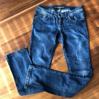 Jeans John Richmond Rocker con bordado Love Hate talla 28 Foto 1 de 4