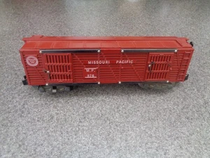 American Flyer 1955 S Gauge #976 Operating Mo. Pac. Cattle Car,  Super Nice, E+ - Picture 1 of 9