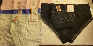 5 Pack Secret Treasures Brief Panties- Multicolor Sz - LG/ 12-14 NEW w/ Tags - Picture 1 of 9