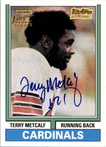 2001 Topps Team Topps Legends Autograph #TTR6 Terry Metcalf 74T Auto - NM-MT - Picture 1 of 2