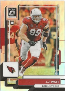 2022 Panini Donruss Optic J.J. Watt Silver Prizm SP Houston Texans - Picture 1 of 1