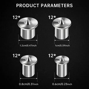 48Pcs Dowel Pin Center Drilling Hole Tool Set 6/8/10/12mm Dowel and Tenon leuTb+ - Picture 1 of 12