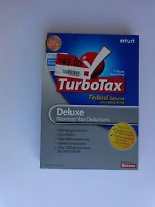 Turbo Tax Deluxe 2010 Federal Returns plus Federal E-File - PC/Mac - Picture 1 of 7