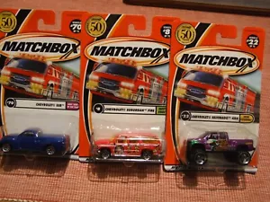 Matchbox 2002 50 aniversario modelos edición EE. UU. conjunto de 3 - Imagen 1 de 5