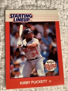 1988 Starting Lineup Card Kirby Puckett HOF-Minnesota Twins - Picture 1 of 2