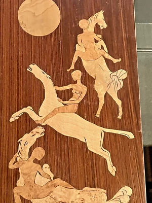 Carro de barra abatible Art Deco mediados de siglo italiano Foto 1 de 4