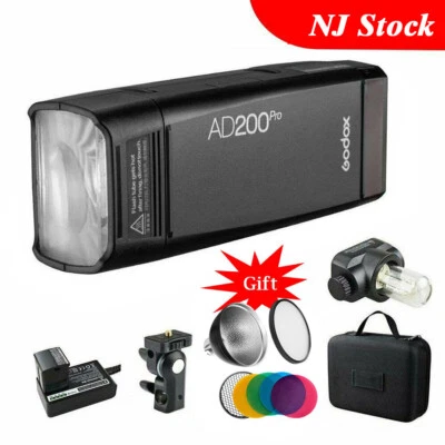 Godox AD200Pro Pocket Flash Speedlite 2.4G TTL HSS 200Ws Dual Head F Sony Canon - Image 1 of 4