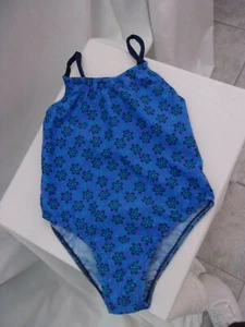 NWOT Girls one piece swimsuit adjustable torso floral print Size girls Medium - Picture 1 of 2
