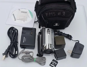 Videocámara digital Panasonic SDR-H80 60 GB HDD con accesorios tarjeta SD de 16 GB - Imagen 1 de 7