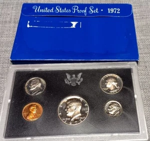 1972 United States Proof Set With Box - U.S. Coins Proof Set - Picture 1 of 2