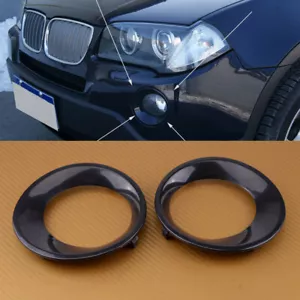 Paire Avant Feux de brouillard Lampe Couverture Fit for BMW X3 E83 LCI 07-10 - Picture 1 of 3