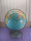 ENORMOUS Vintage Nystrom 16in Readiness Globe USSR Era Rotating Axis 20" Tall