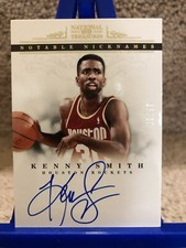 2012-13 Panini National Treasures Notable Nicknames /99 Kenny Smith #11 Auto