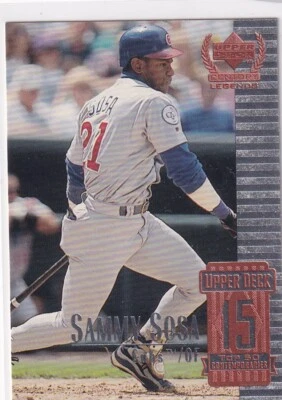 1999 Upper Deck Century Legends #65 Sammy Sosa - Image 1 of 2