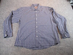 Thomas Rosa Abotonada Cuadros Manga Larga Vestido Traje Camisa Calce Ajustado Talla 18 - Imagen 1 de 8