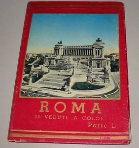 Guía de la ciudad Leporello Roma 32 Vedute A Color Parte II libro de imágenes usado - Imagen 1 de 1