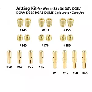 Weber 32 / 36 DGV DGEV DGAV DGES DGAS DGMS Carburetor Jetting Kit 20 pcs - Picture 1 of 9