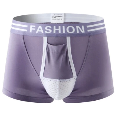 Men Pouch Briefs Boxer Sexy UnderwearUnderpants Comfor Trunks Shorts Breathable⊥ - Image 1 of 4