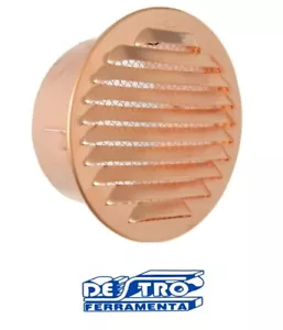 GRIGLIA TONDA RAME INCASSO MM.125 ESTERNO MM.95 IMBOCCO GTR100R LA VENTILAZIONE - Foto 1 di 3