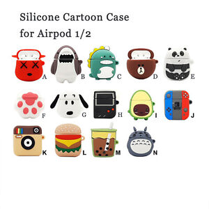 Lot/14 Cute Cartoon Design Thick Silicone Case for Airpod 1/2/3/Pro Wholesale