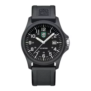 Orologio Luminox Uomo 43mm Patagonia Carbonox Quadrante Nero Fuori Swiss Made X2.2401 - Foto 1 di 5