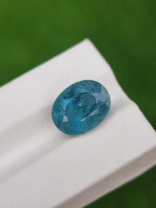 Blue Tourmaline Oval Cut Natural Untreated Certified Loose From Afghanistan - Picture 1 of 6