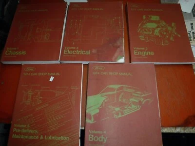 1974 FORD MUSTANG TORINO MAVERICK RANCHERO MERCURY COMET COUGAR  SERVICE MANUALS - Изображение 1 из 4
