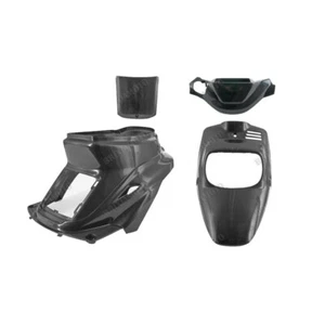 BRIXIAMOTO G61G81G69G73 CARENE FOR YAMAHA BW'S MBK BOOSTER SPIRIT NERO - Foto 1 di 2