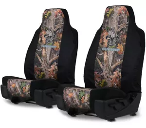 KANATI CAMO CANVAS SEAT COVERS for 2 High Back Bucket Seats - Picture 1 of 4