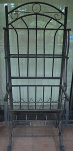 METAL HALL STAND, BAKER'S DISPLAY UNIT, HATS, SHOES, WINE RACK, PLANTS ETC - Picture 1 of 3