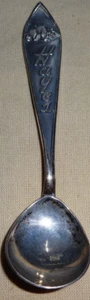 Vintage MOUNT HAYES ALASKA Bear Sterling Silver Collectors Spoon - Picture 1 of 4
