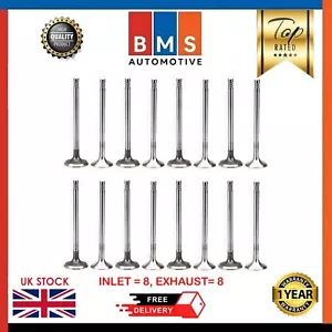 LAND ROVER & JAGUAR 2.0D 204DTD 204DTA 16X VALVE SET INLET EXHAUST OEM LR073779 - Picture 1 of 8