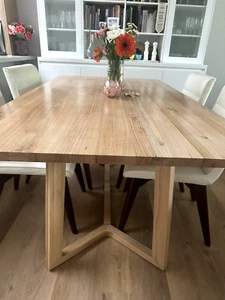 As new Nick Scali "Tropea" Oak Dining Table 180x100cm - Picture 1 of 2