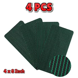 4 Pcs Pool Safety Cover Patch Kit, Self-Adhesive Green Mesh Repair Kit, 4x8 Inch - Picture 1 of 7