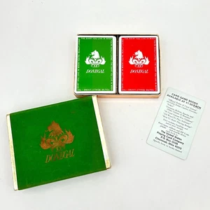 Juego de 2 barajas Donagel The US Playing Card Co rojo y verde con caja - Imagen 1 de 9