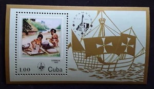 ANTILLAS-ANTILLES-CARIBBEAN 1985 hoja bloque totalmente nueva,goma original. - Imagen 1 de 1