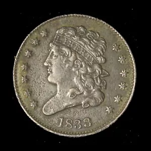 1833 Classic Head Half Cent -Free Shipping USA - Picture 1 of 3