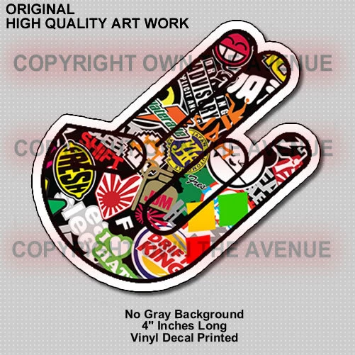 Pegatina Shocker Bomba Carreras Motocicleta Drag Drift JDM (ShockerDK) Foto 1 de 1