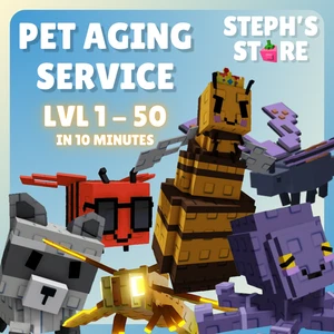 JEDES Haustier Leveling Up (Aging) Service auf Level 50 in 10 Minuten - Grow a Garden - Bild 1 von 1