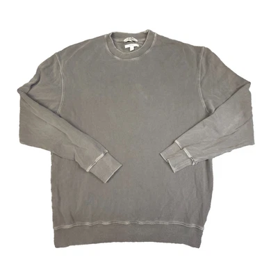 COS Jumper Mens LARGE Grey stone washed relaxed fit sweashirt crew neck Size L - Image 1 of 4