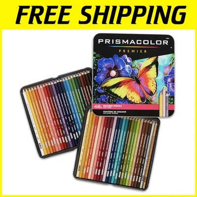 Premier 48 Count Colored Pencils, Soft Core - Vibrant Shades - Image 1 of 4