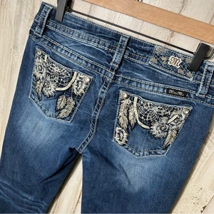 Miss Me Chloe Bootcut Mid Rise Dreamcatcher Jeans Damen Größe 30 - Bild 1 von 8