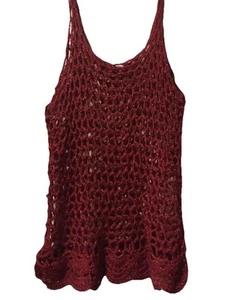 New ~ Boutique ~ Sweater- Women’s - Hand knitted ~ Medium ~ Crochet - Picture 1 of 11