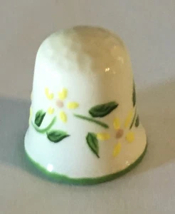 Flower Flowers Thimble Vintage Souvenir Collectible - Picture 1 of 2
