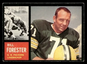 Tarjeta Bill Forester 1962 Topps #73 Green Bay Packers - Imagen 1 de 2