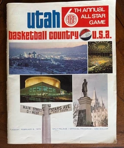 1973 ABA ALL-STAR basketball PROGRAM - JULIUS ERVING - DR. J - Picture 1 of 5
