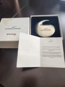 BRITISH AIRWAYS CONCORDE AVIÓN REGALO PELTRE PESADO ABRECARTAS O PISAPAPELES - Imagen 1 de 1