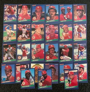 1986 Donruss St. Louis Cardinals Team Set - Vince Coleman RC, Ozzie Smith + - Picture 1 of 1